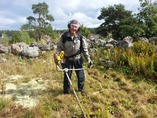 Arne Mörk i full mundering